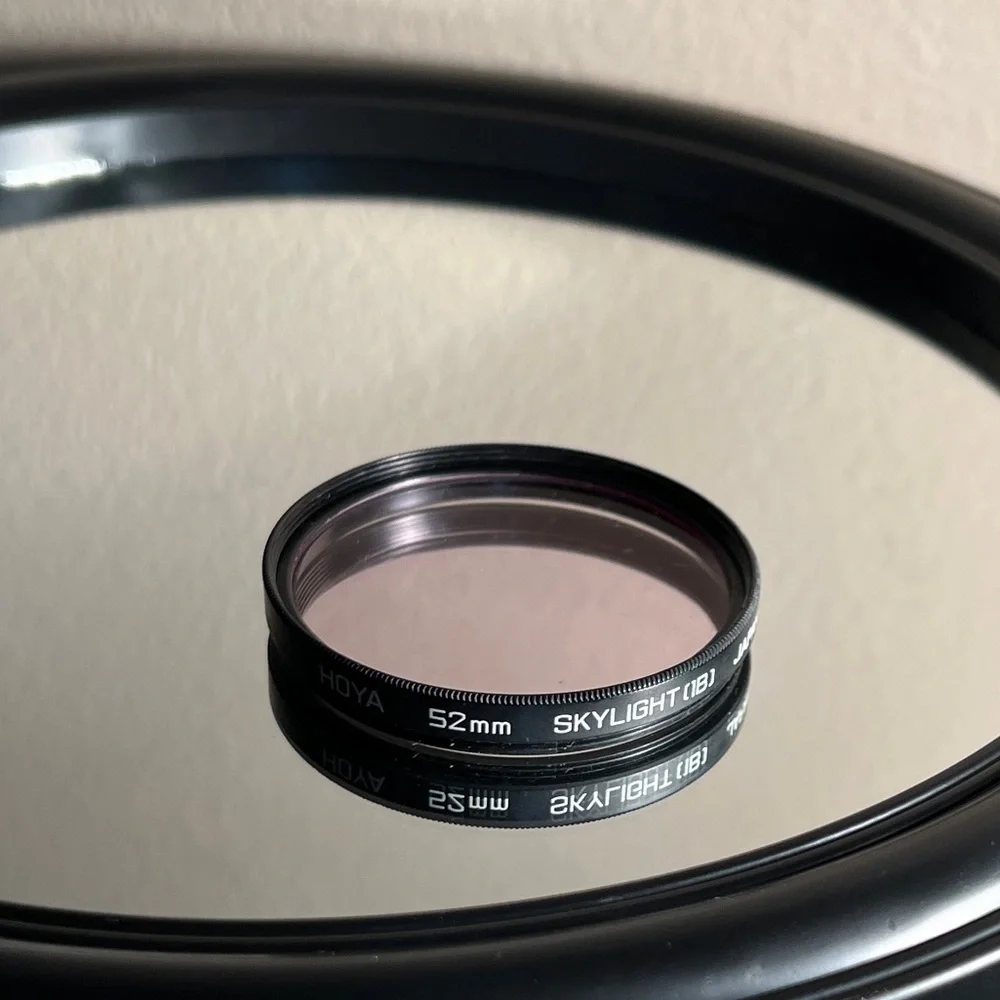 Vintage Hoya 52mm Skylight 1B Multi-Coated (HMC) Glass Camera Lens Filter EUC